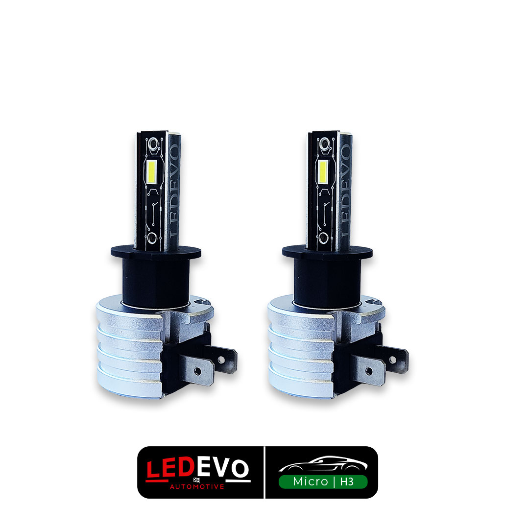 led-headlights-h3-ledevo-micro-1 LED HEADLIGHTS H3 5000LM 9-30V MINI DESIGN PLUG & PLAY LEDEVO MICRO - Image 1
