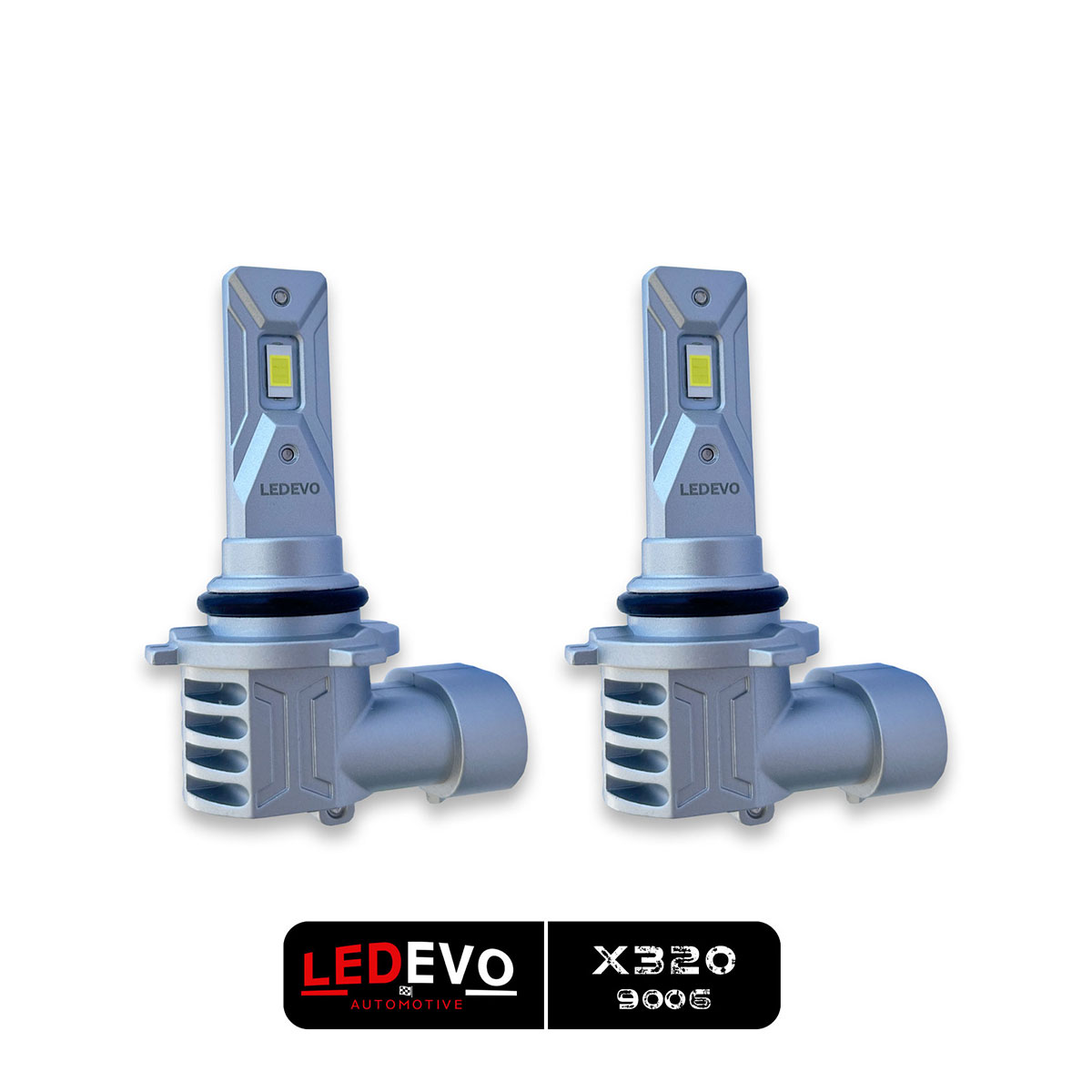 ledevo-led-headlights-x320-9006-hb4 LED HEADLIGHTS 9006 HB4 CANBUS 4000LM 40W 9-16V MINI DESIGN PLUG & PLAY LEDEVO X320 - Image 1