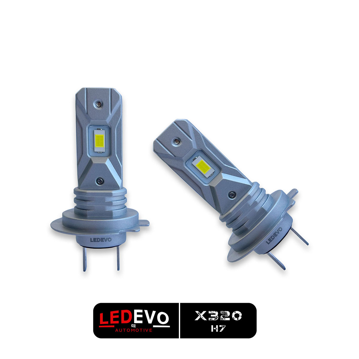 ledevo-led-headlights-x320-h7-2 LED HEADLIGHTS H7 CANBUS 4000LM 40W 9-16V MINI DESIGN PLUG & PLAY LEDEVO X320 - Image 1