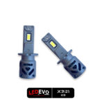 LED HEADLIGHTS H3 CANBUS 6000LM 60W 9-16V MINI DESIGN PLUG & PLAY LEDEVO X321